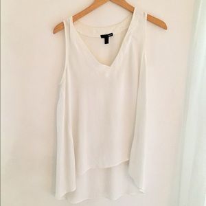 AQUA Hi Low Tank Blouse